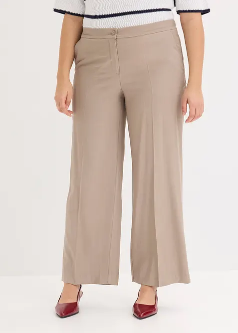 Luftig, vid byxa med viskos, bonprix