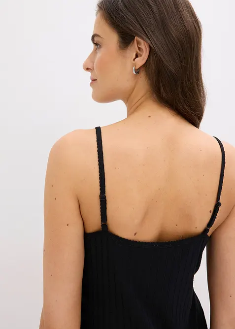 Pyjamas i mjuk pointellejersey, bonprix