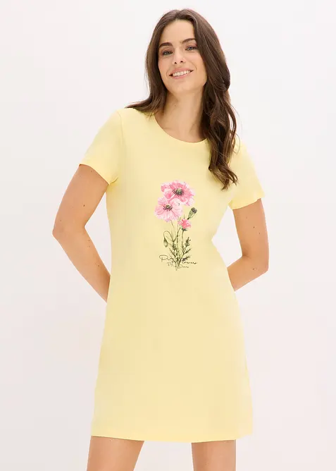 Kort nattlinne i bomull (2-pack), bonprix