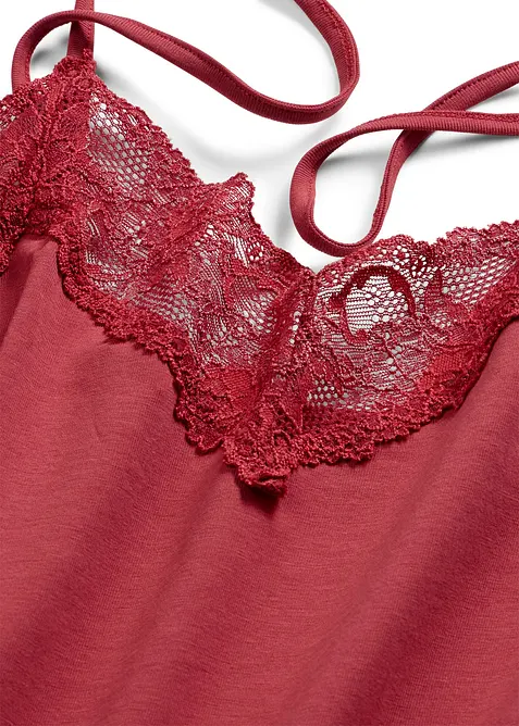 Nattlinne med smala axelband, bonprix