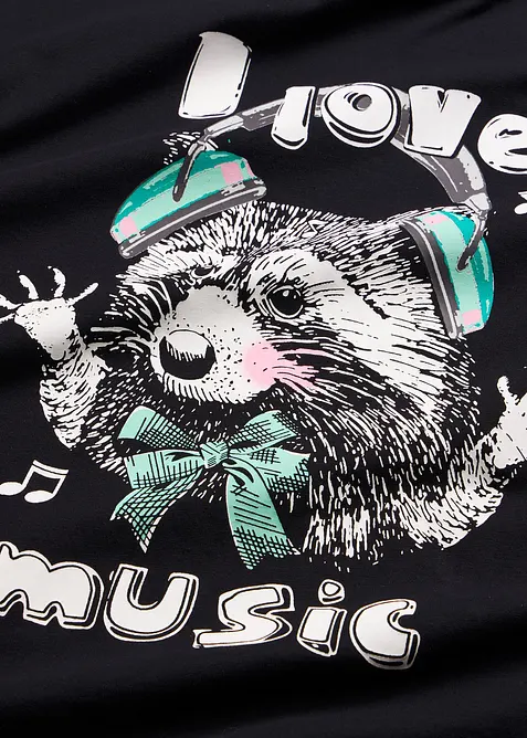 Kort nattlinne av ekologisk bomull, bonprix