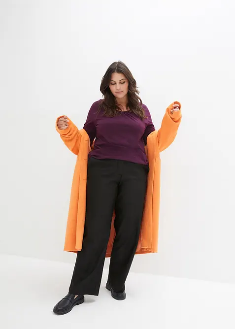 L&aring;ng&auml;rmad bomullstopp med res&aring;r, bonprix