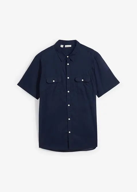 Kort&auml;rmad skjorta i ren bomull, bonprix