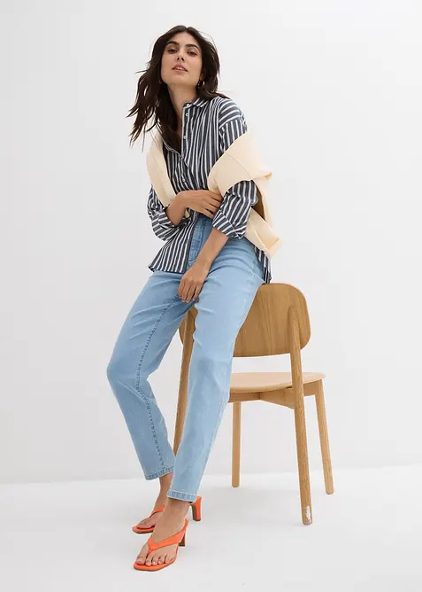 Stretch Mom Jeans High Waist, bonprix