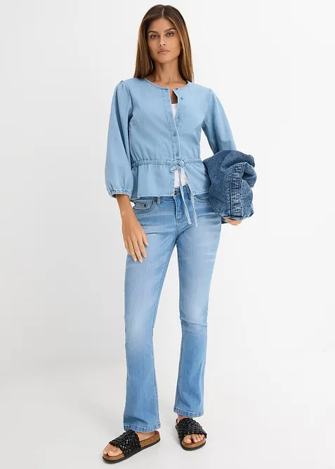 Bootcut jeans Mid Waist, Stretch, bonprix