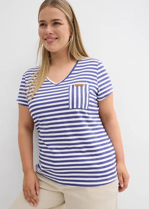 Randig T-shirt, bonprix