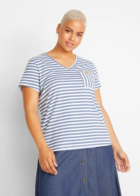 Randig T-shirt, bonprix