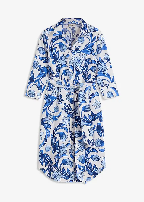 Skjortkl&auml;nning av bomullsmix, bonprix