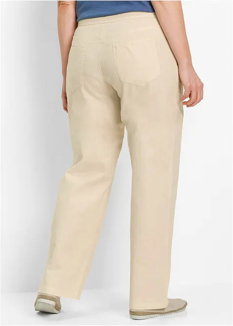 Vid byxa i linnemix, bonprix