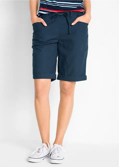 Shorts med linne, bonprix