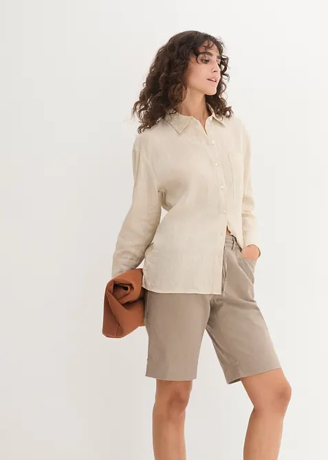 Shorts med linne, bonprix