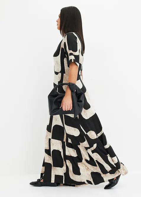 Maxikl&auml;nning i mjuk viskosmix, bonprix