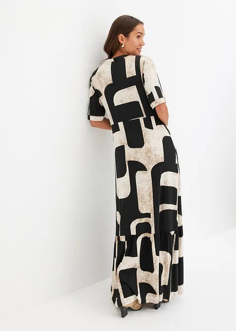 Maxikl&auml;nning i mjuk viskosmix, bonprix