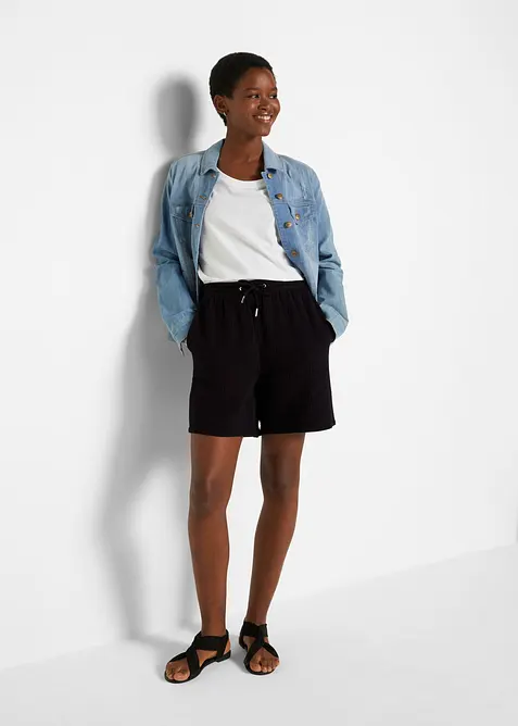 Shorts av muslin, bonprix
