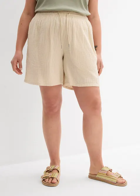 Shorts av muslin, bonprix