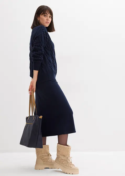 Oversizetr&ouml;ja i mjuk viskosmix, bonprix