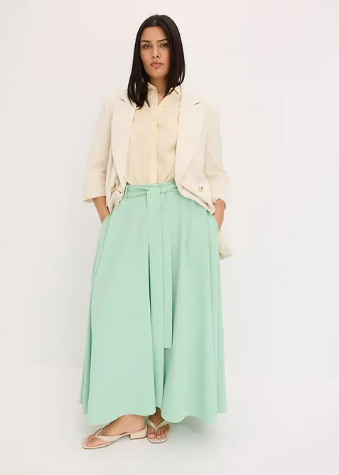 Maxikjol i viskosmix, bonprix