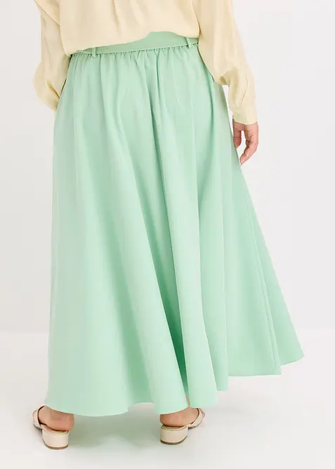 Maxikjol i viskosmix, bonprix