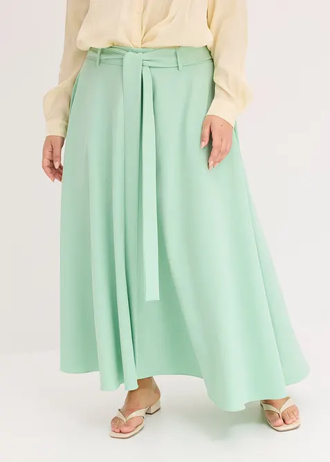 Maxikjol i viskosmix, bonprix