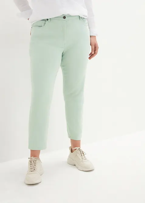 7/8-byxa i bomullsstretch, bonprix
