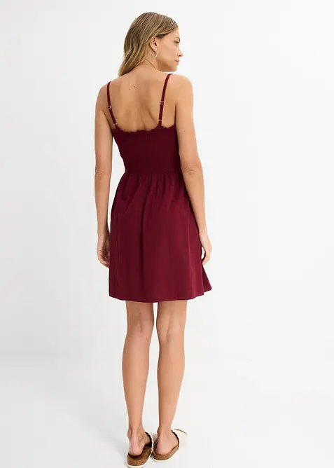 Jerseykl&auml;nning av ren bomull, bonprix