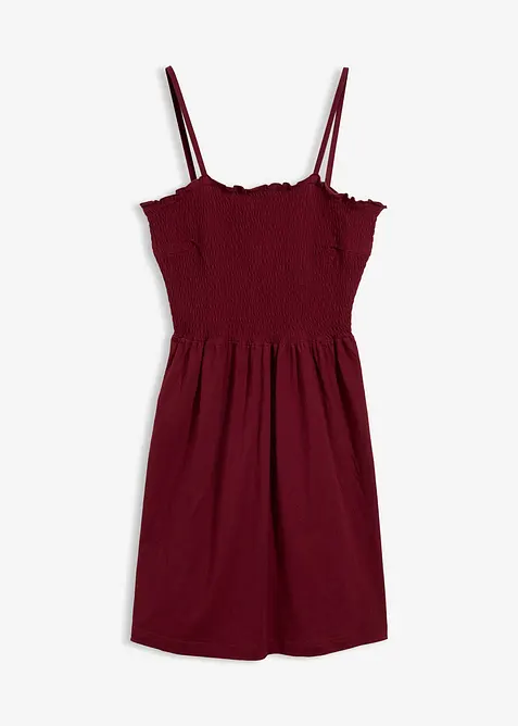 Jerseykl&auml;nning av ren bomull, bonprix