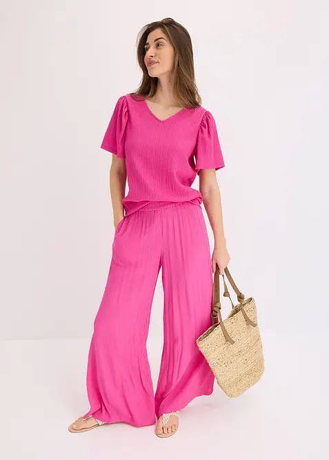 Topp i kr&auml;pp med struktur, bonprix