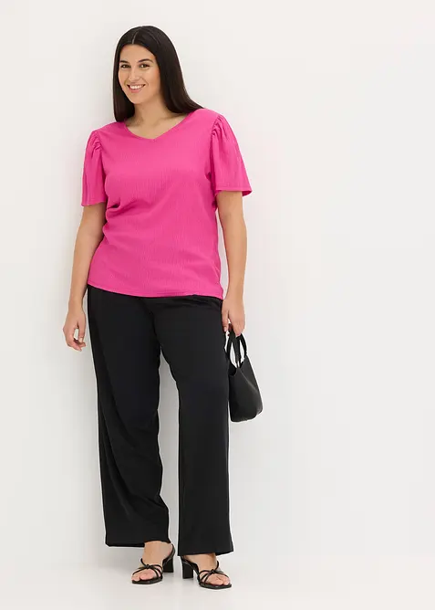 Topp i kr&auml;pp med struktur, bonprix