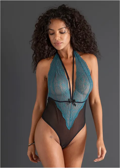 Stringbody med &ouml;ppen gren, bonprix