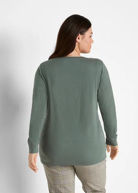 L&aring;ng topp med rund halsringning (5-pack), bonprix