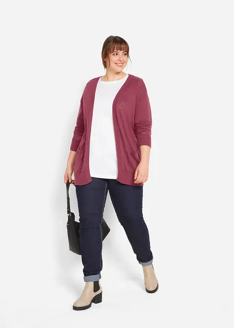 L&aring;ng topp med rund halsringning (5-pack), bonprix