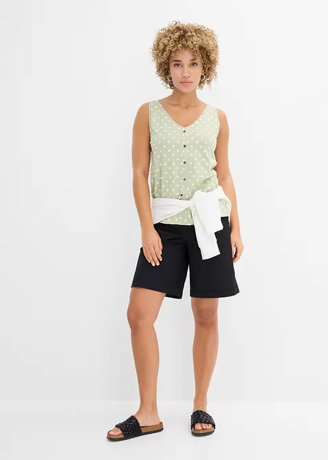 Linne med knappsl&aring;, bonprix