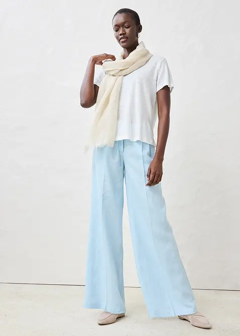 Linnetopp med ledigt snitt, bonprix