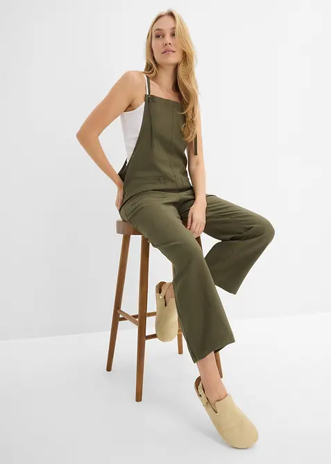 Jumpsuit av mjuk viskos, bonprix