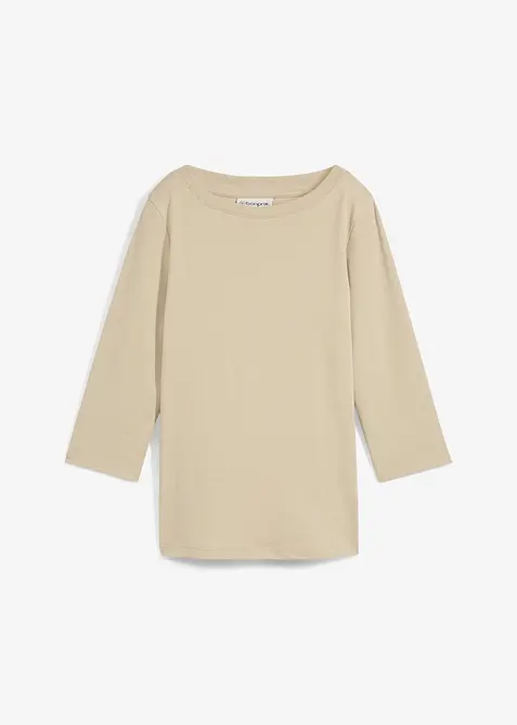 Topp i tjockt material av ekologisk bomull, bonprix