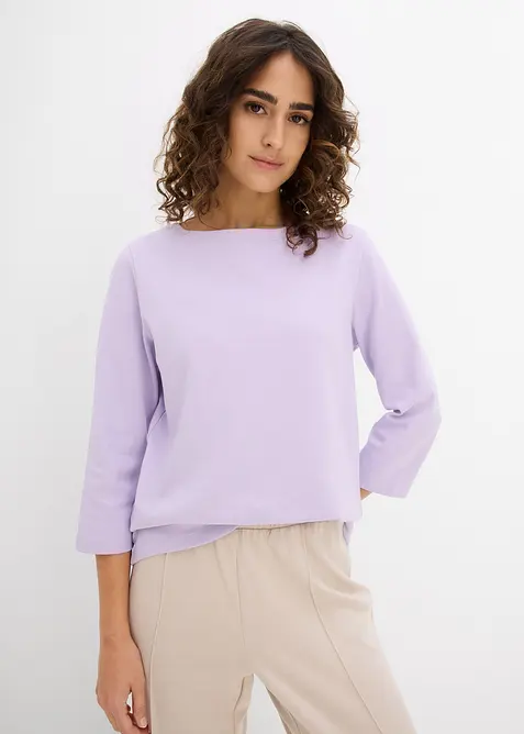 Topp i tjockt material av ekologisk bomull, bonprix