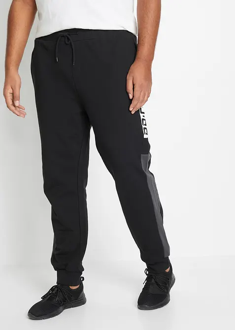 Joggingbyxa med &aring;tervunnen polyester, bonprix