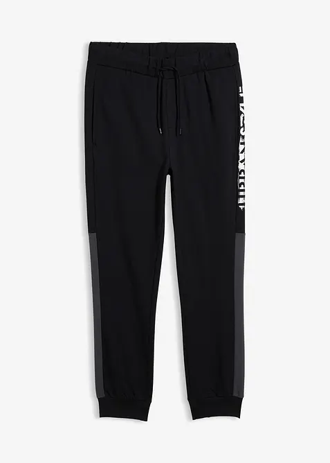 Joggingbyxa med &aring;tervunnen polyester, bonprix