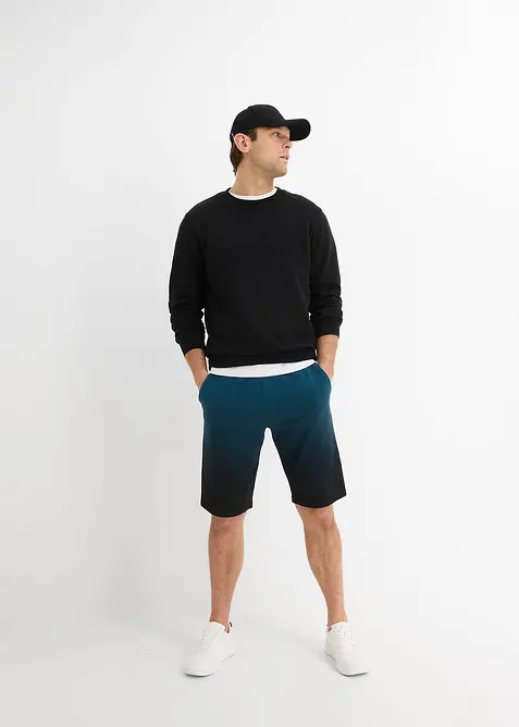 Sweatshorts med olika f&auml;rgnyanser, bonprix