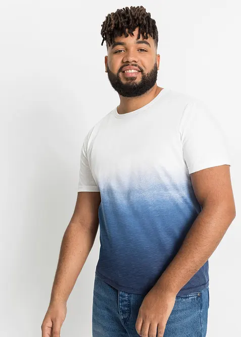 T-shirt i bomull, smal passform, bonprix