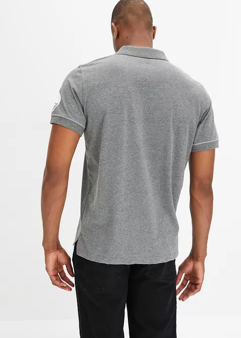 Kort&auml;rmad pik&eacute;tr&ouml;ja i jersey, bonprix