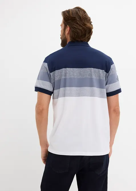 Kort&auml;rmad pik&eacute;tr&ouml;ja i bomullsjersey, bonprix