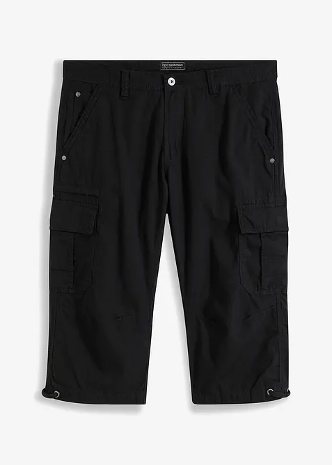 L&aring;nga cargoshorts av ren bomull, normal passform, bonprix