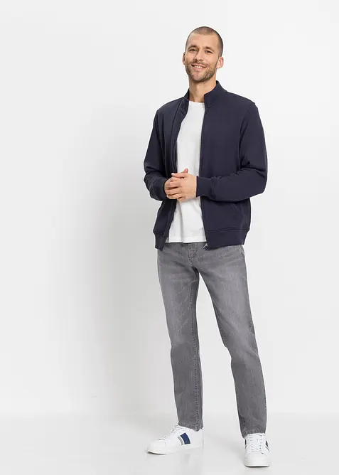 Tunna dra p&aring;-jeans med res&aring;rmidja, Regular Fit, Straight,, bonprix