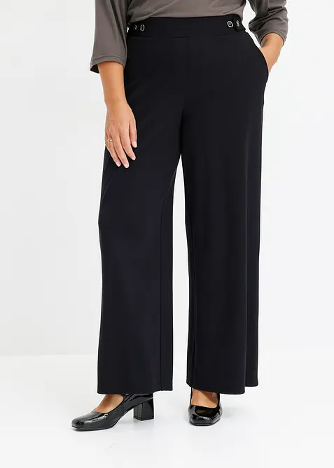 Jerseybyxa med dekorativ slejf, bonprix