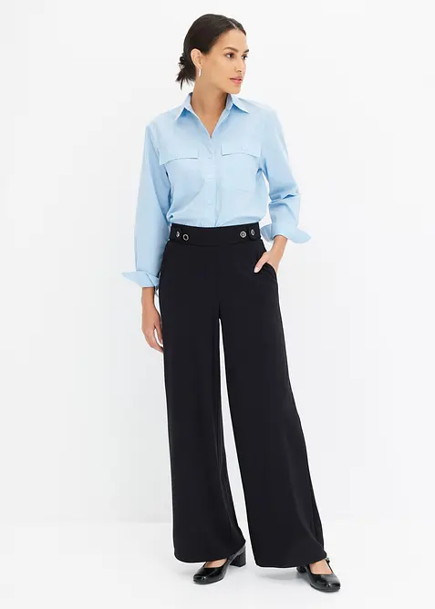 Jerseybyxa med dekorativ slejf, bonprix