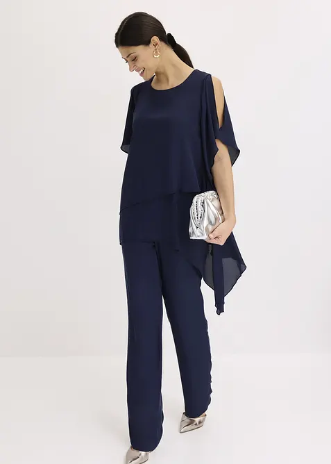 L&aring;ng blus i lager p&aring; lager-stil, bonprix