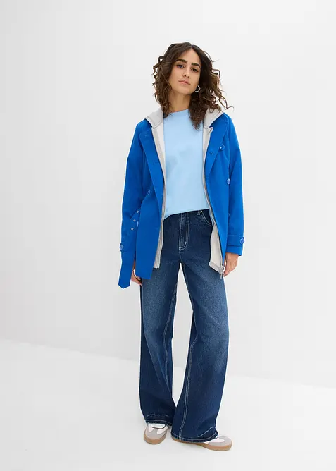 Oversizetopp av tjock jersey i ekologisk bomull, bonprix