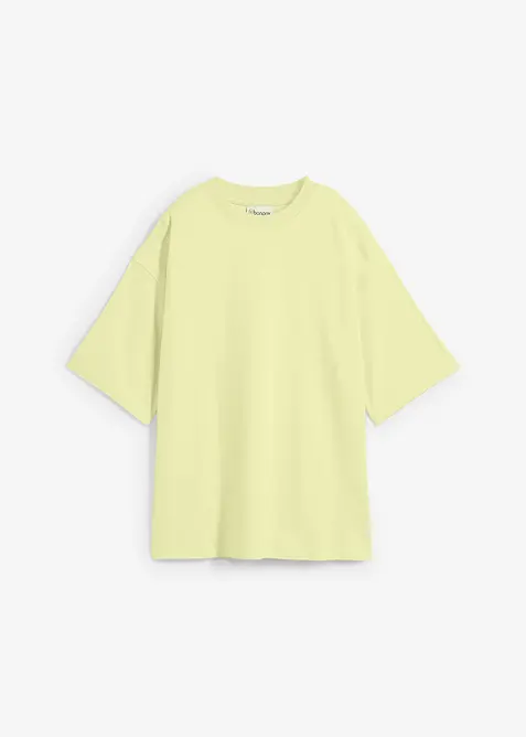 Oversizetopp av tjock jersey i ekologisk bomull, bonprix