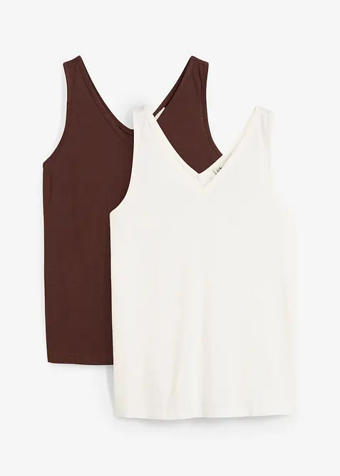 Linne av ekologisk bomull (2-pack), bonprix